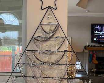 Christmas Tree Chandelier Wall Art