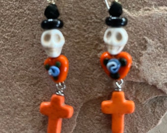 Day Of The Dead Dia De Los Muertos Earrings