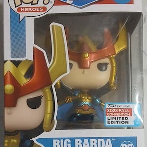 Funko Pop Big Barda | DC Heroes 2023 Herbst Convention Exclusive | Limitierte Vinyl Figur | Neue Götter Sammlerstück | Geschenk für DC Fans