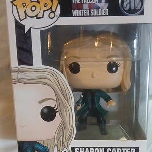 Funko Pop シャロン・カーター | ファルコン＆ウィンター・ソルジャー | マーベル ビニールフィギュア | MCU フェーズ4 ポップ | マーベルファンとコレクターへのギフト