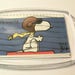 Key Chain, Acrylic Key Chain, Snoopy, Postage Stamp, Gift under 5, Peanuts Cartoons