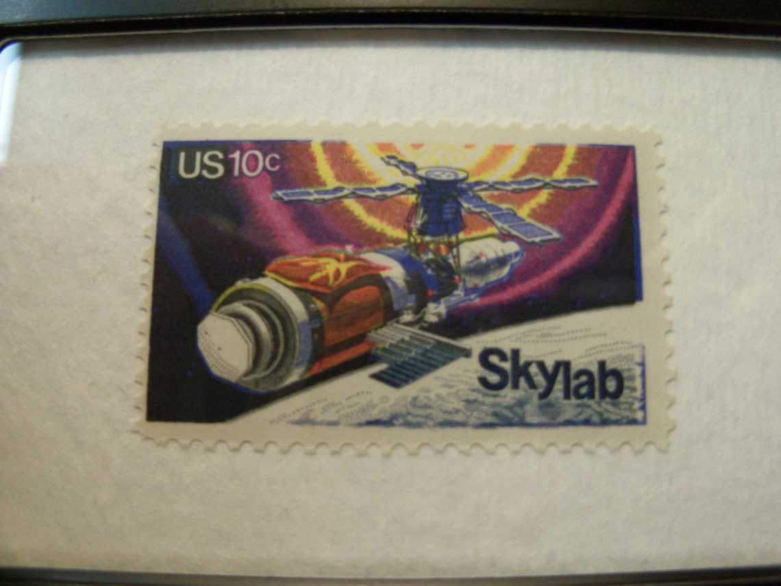 SALE Outer Space Stamp Vintage Stamp Gift Under 10 Star Etsy