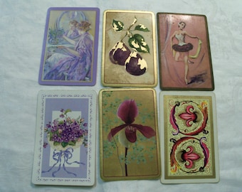12 Purple Playing cards, Playing cards, Antique Playing Cards, Vintage Playing Cards, Playing card Swap