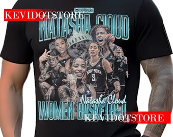 Natasha Cloud Shirt Athlete Basketball Player t-shirt Bootleg Vintage Design