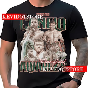 Canelo Alvarez Shirt Vintage Retro Classic Graphic Tee Bootleg Design Bestseller Unisex