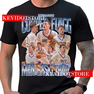 Cooper Flagg Shirt Athlete Basketball Player t-shirt Bootleg Vintage Design