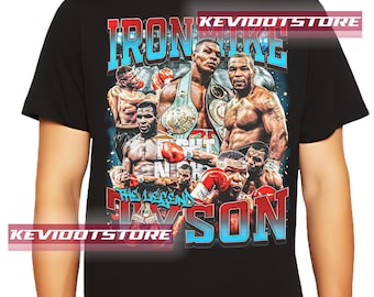 Chemise Mike Tyson vintage T-shirt graphique rétro classique Bootleg Best-seller unisexe