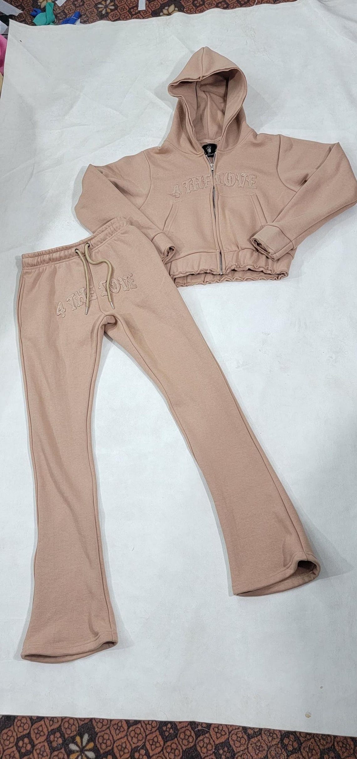 Women's Crop Sweatshirt Suit