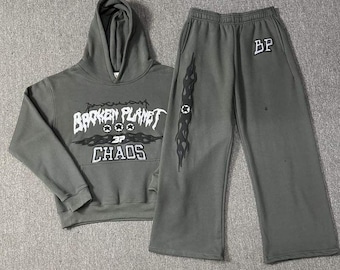 Streetwear Trainingspak Set 2-delige herentrui met capuchon, lange mouwen, broek Joggingpak