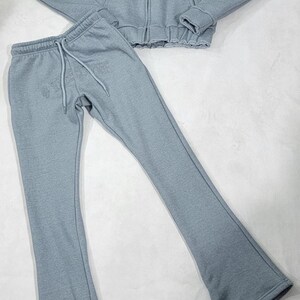 Women's Crop Sweatshirt Suit