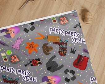 BTS Jungkook Wrapping Paper | BTS Jungkook Gift Wrap | BTS