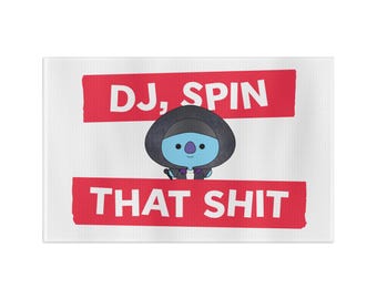 DJ Spin That Sh!t マイクロファイバーティータオル