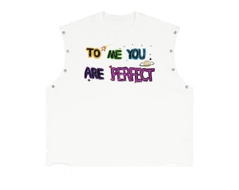 Jung Kook's "You're Perfect" Distressed Grommet Eyelet Tank Top