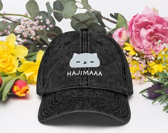 BTS SUGA HAJIMAAA Vintage Cotton Twill Cap Australia