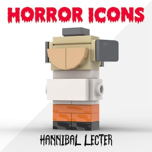 Horror Icons | HANNIBAL LECTER | Wave #1 | Collectible Lego Brick Figure