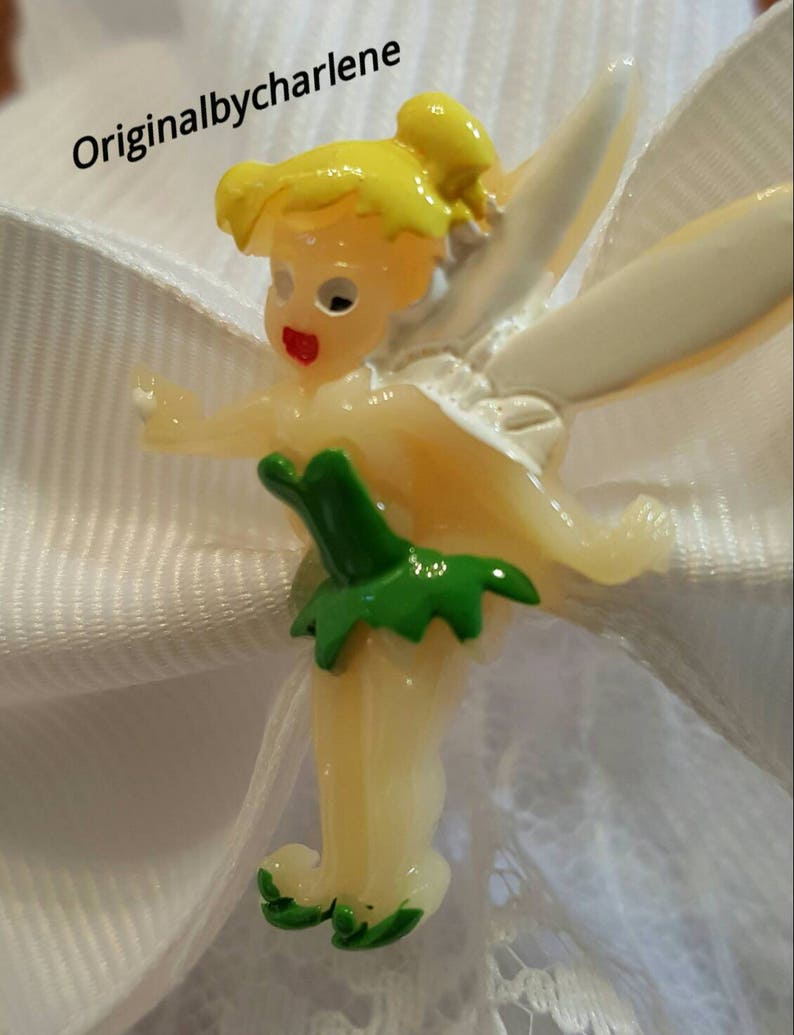 Boutique Custom Made OOAK Fancy Feet Tinkerbell Ruffle Socks