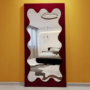 Full Length Arched Mirror Full Size Tall Floor Mirror for Bedroom Living Room Standing Wall Mirror Modern Aesthetic Long Body Mirror