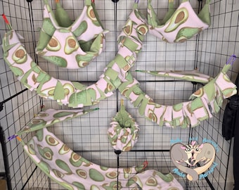 Anti pill fleece deluxe round cage set - custom available