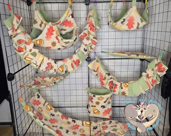 Anti pill fleece deluxe cage set - custom available