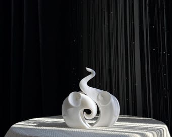 Scultura di elefante mamma Duo decoro simpatici elefanti statua stampata in 3D decorazione per la casa amore regalo di inaugurazione della casa