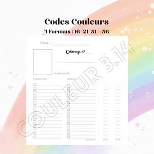 Hojas con códigos de colores para páginas de colorear misteriosas imprimibles