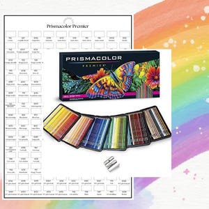 Prismacolor Premier 150 kleurpotloden voor kleuren en mysteriekleuren (blanco digitaal formaat)