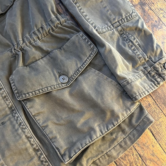 Levi’s Jacket Double Breasted Zip Up Cargo Olive … - image 3
