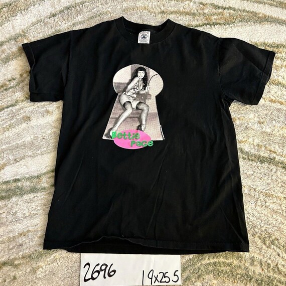 Vintage 90s Bettie Page T Shirt Size Medium - Etsy