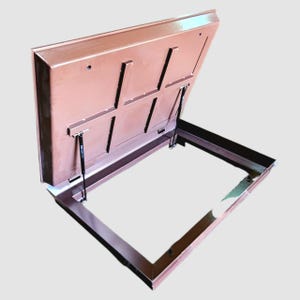Hatch for paving stone Exterior access hatch for pavement and sidewalk Invisible sewer hatch door Custom floor trapdoor Pavers utiliti hatch