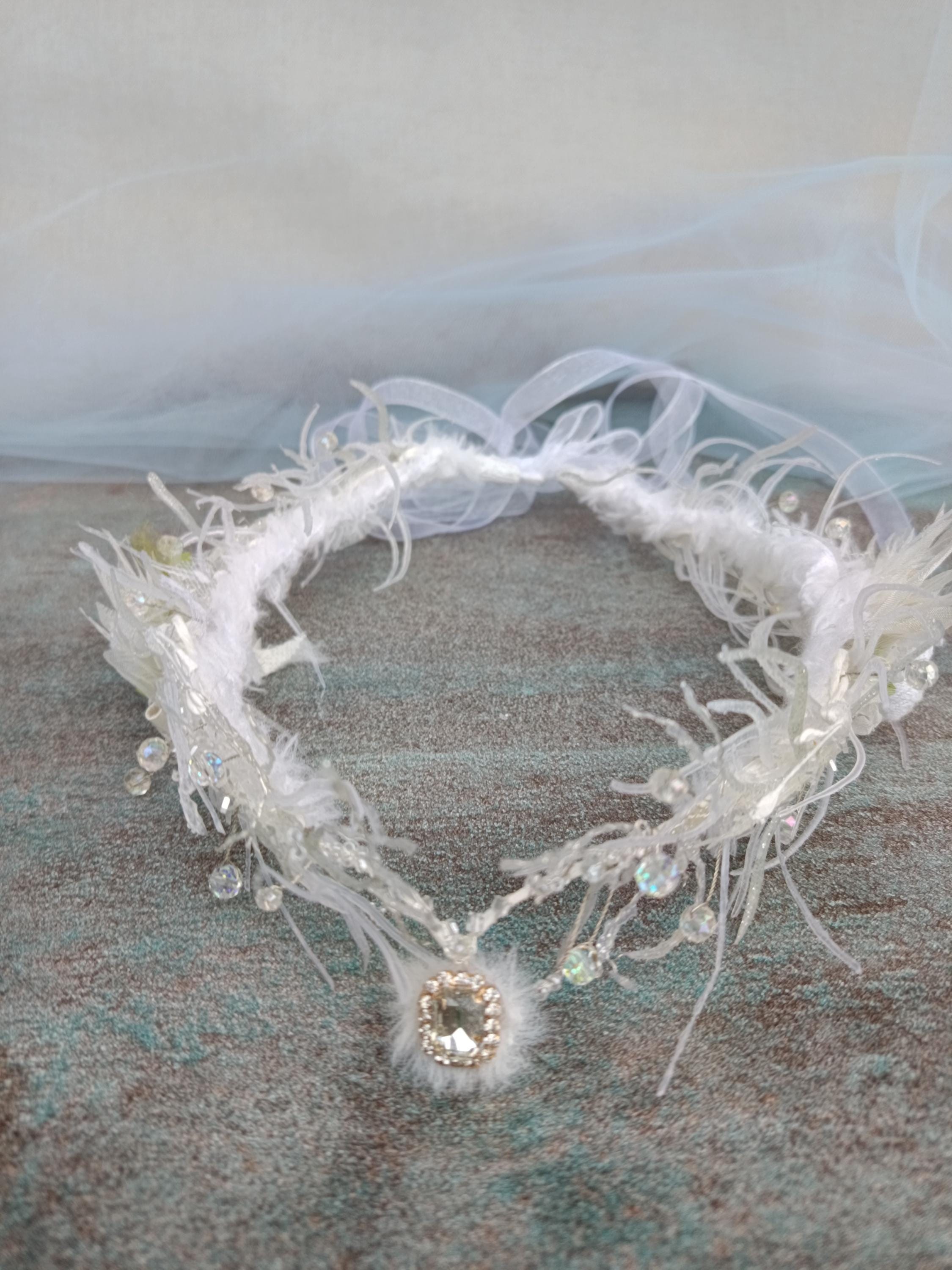 Corona Di Ghiaccioli Da Principessa Con Cristalli – Tiara Per Sposa, Ballerine, Cosplay E Festa – Colori Oro, Rosa E Crema - 2