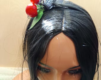 Süßes Kirsch Stirnband Süßer Kirsch Fascinator Sommer Frucht Haarband Kirsche Haarband Party