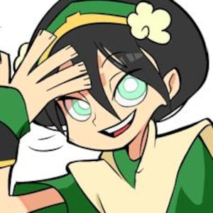 Cute Toph Sticker