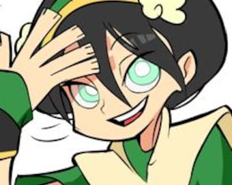 Cute Toph Sticker