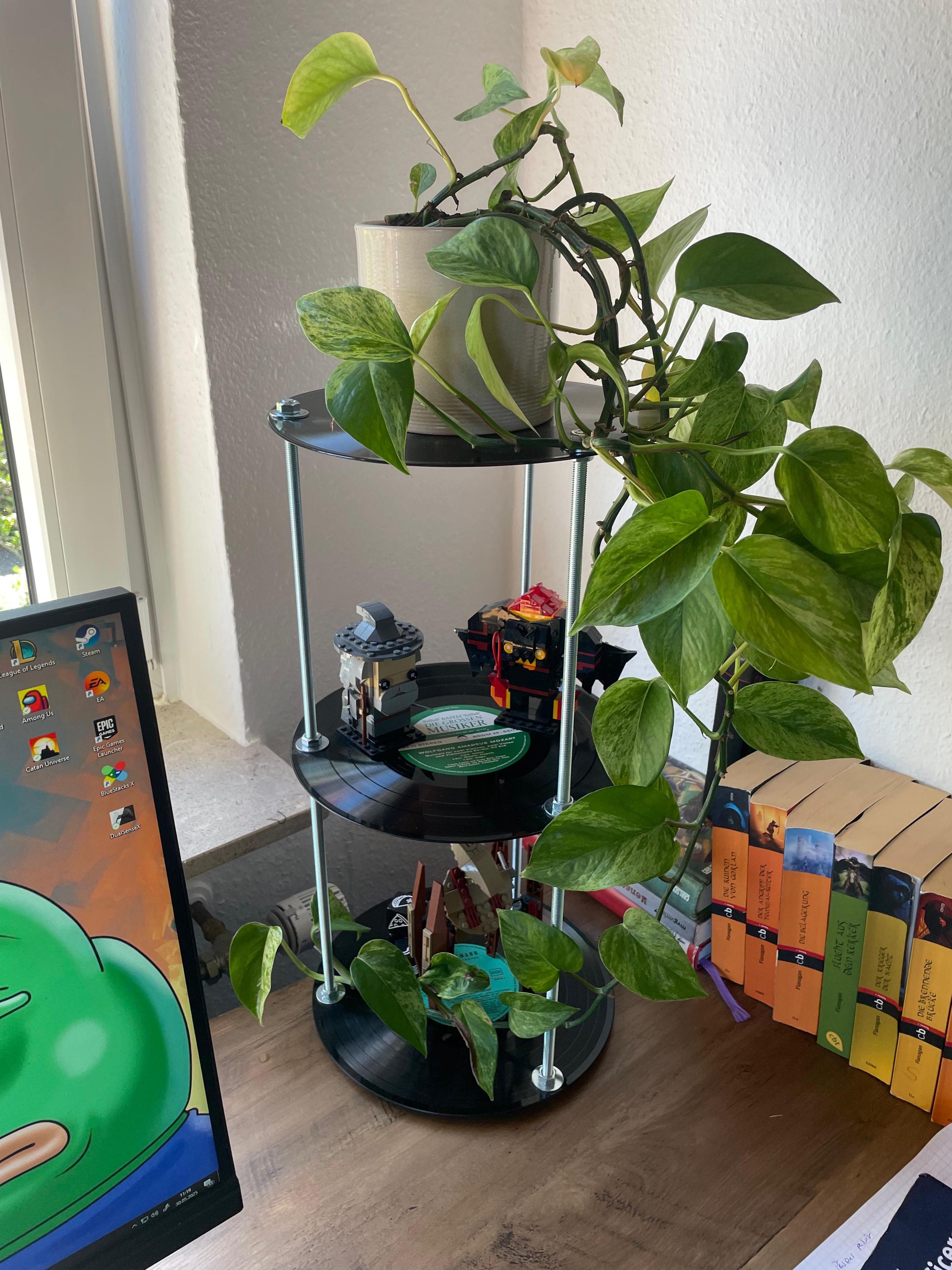 großer geflochtener korb aus camel Leder Canaria Pinetti Größe:47B x 19H''-(120x48cm)