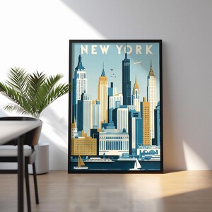 トレンディな都市の壁アート、ニューヨーク市の壁アート、ニューヨーク市、印刷可能なアート、トレンディな壁アート、トレンディな家の装飾アート