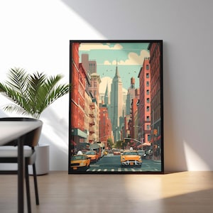 Trendy city wall art, New York City wall art, NY City, Printable art, Trendy wall art, Trendy home decor art