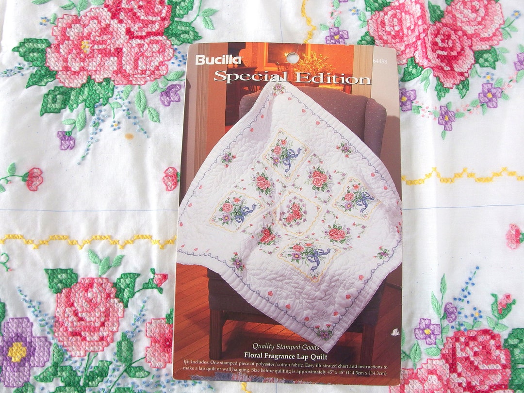 Cross Stitch Quilt Top to Finish UFO Quilt Top 10.25 Etsy