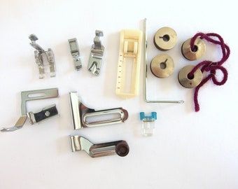 Sewing Machine Presser Feet, Bobbins