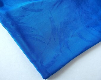 Royal Blue Poly Blouse Fabric, 2 Pieces - 1 Yard 60 Inches, 44 Inches Wide