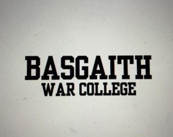 Colegio de Guerra de Basgaith / Cuarta Ala / Lectura / Booktok / Vinilo adhesivo