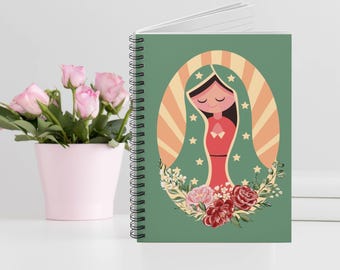 Diario de Nuestra Señora de Guadalupe, Diario de la Virgen de Guadalupe, Diario de Oración, Cuaderno de Oración, Regalo Católico, Regalo Virgen de Guadalupe