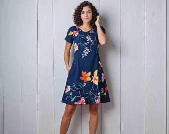 SEWING PATTERN - the A-line Dress - Printed Sewing Pattern - the Avid  Seamstress - Etsy