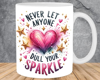Lassen Sie niemals jemanden Ihren Schein langweilig erhalten 11 Unzen 15 Unzen Becher wickeln Becher Vorlage, Becher Sublimation Design Becher Wrap Vorlage PNG Sofortiger digitaler Download