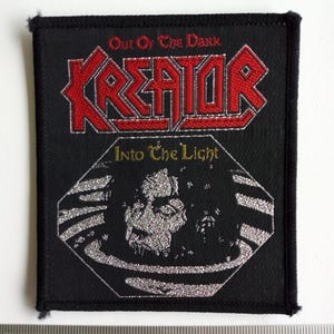 KREATOR very rare vintage 1990 out of the dark into the light  patch k3