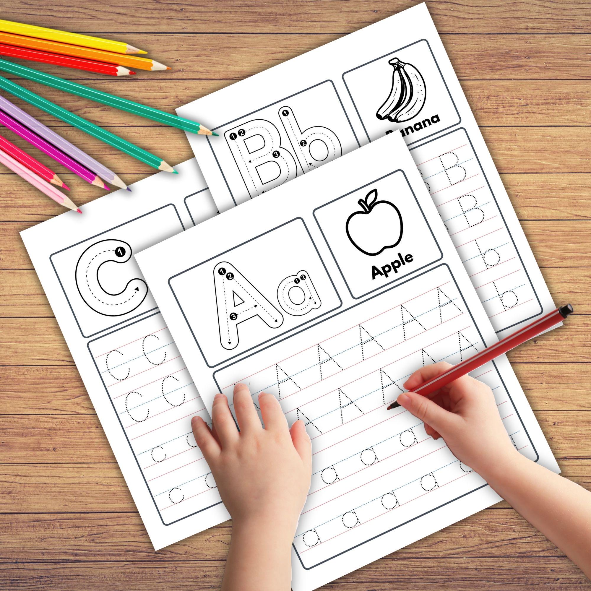 Alphabet Tracing Worksheets | 26 Printable Pages | Printable ...