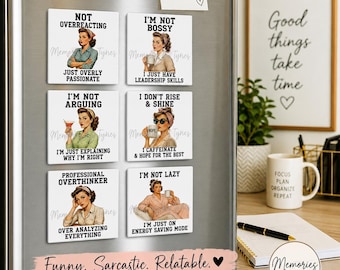 2" x 2" Funny Sarcastic Housewife Magnets