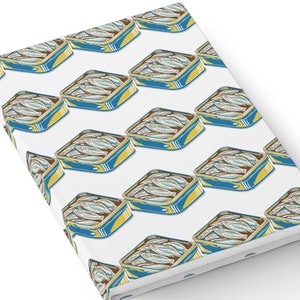 All Over Sardine Tin Print Hardback Journal (Blank)