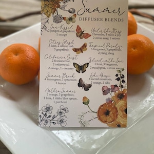 Summer Diffuser Blend Carte postale 4x6