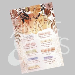 Fall Diffuser Blends Postcard