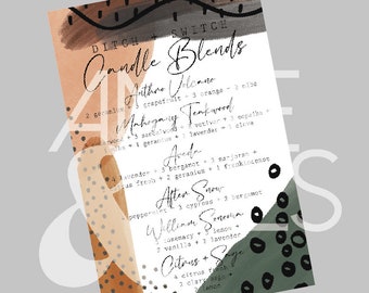 Candle Diffuser Blends